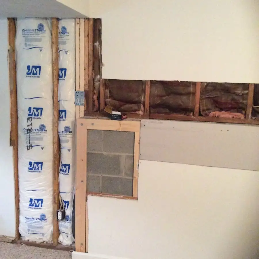 Wall insulation replacement during Structural Drying in Poway